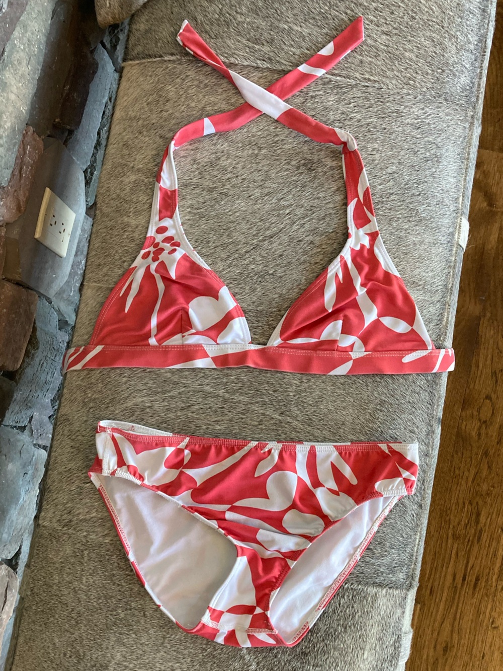 Mooloolaba Surf Coconut Girl Bikini Tropical Print